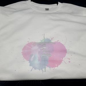 Large Tee With Faith Logo Design.